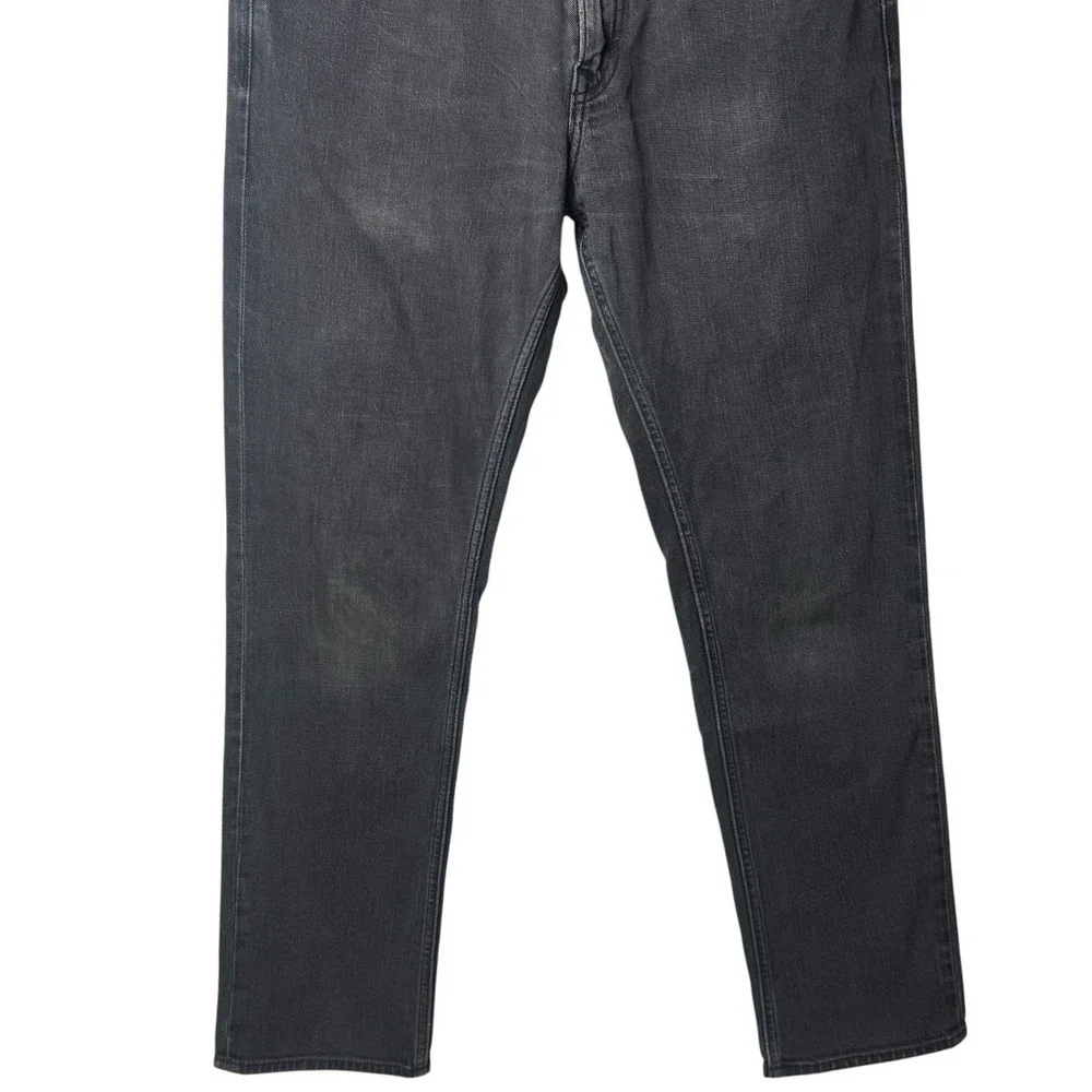 Banana Republic Slim Dark Gray Jeans Capsule Comfort Preppy Chic Minimalist 33